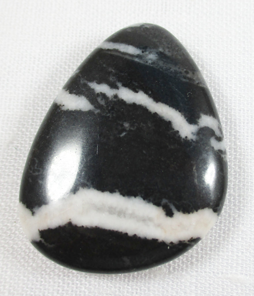 Zebra Jasper Thumb Stone - 0