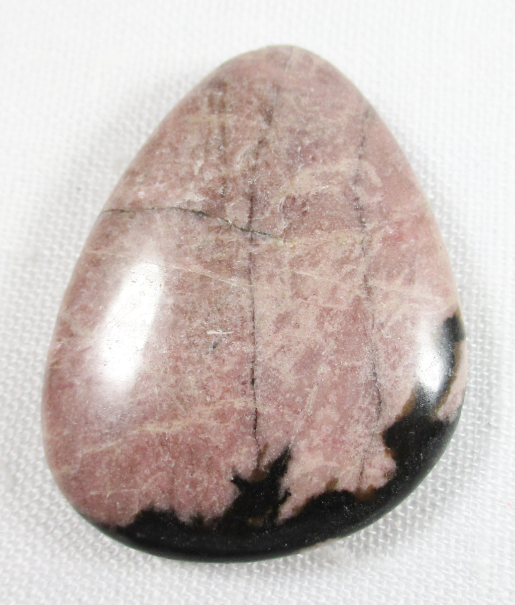 Rhodonite Thumb Stone - 0