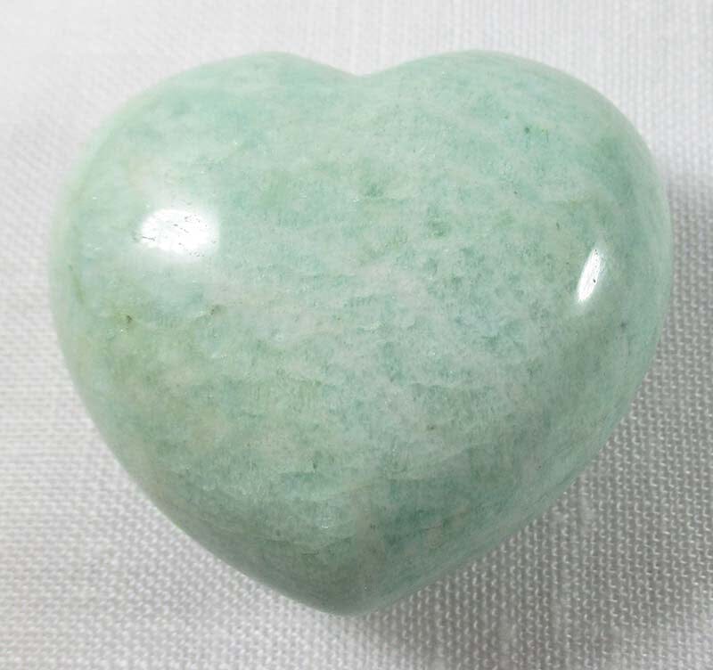 Amazonite Heart - Crystal Carvings > Polished Crystal Hearts