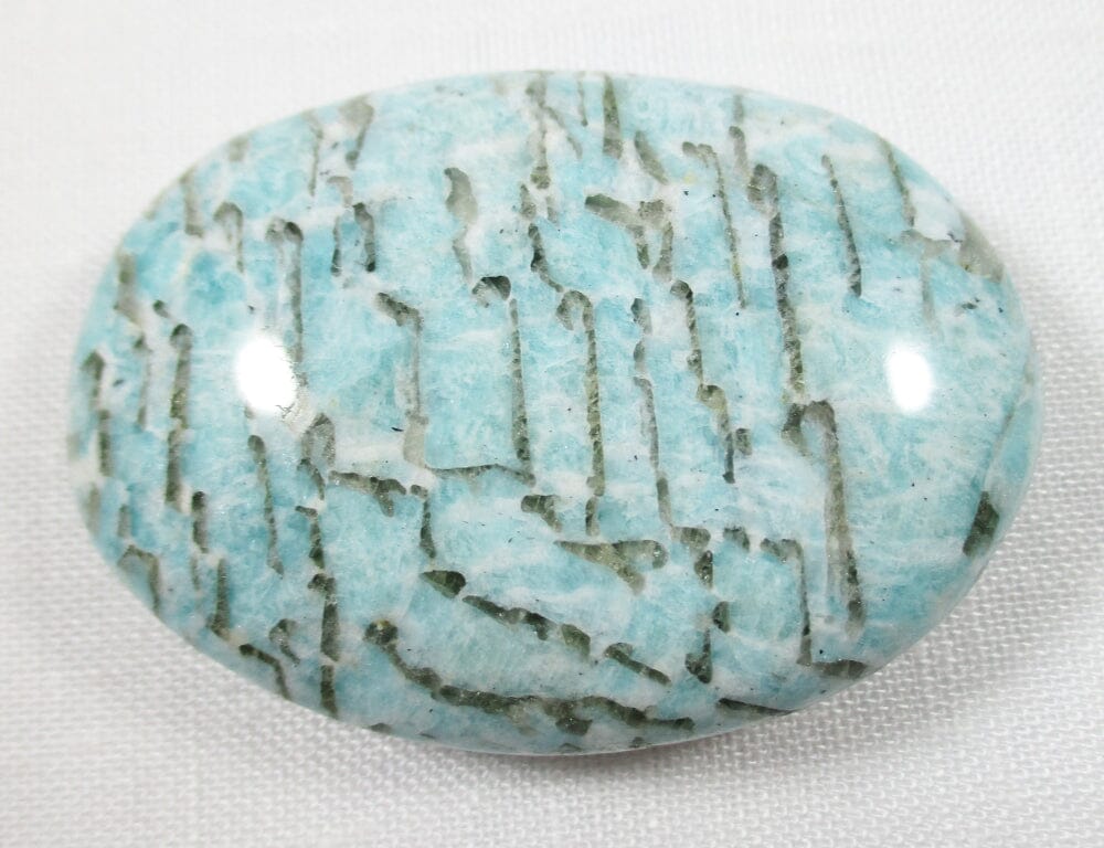 Amazonite Palm Pebble - Cut & Polished Crystals > Polished Crystal Palm Stones