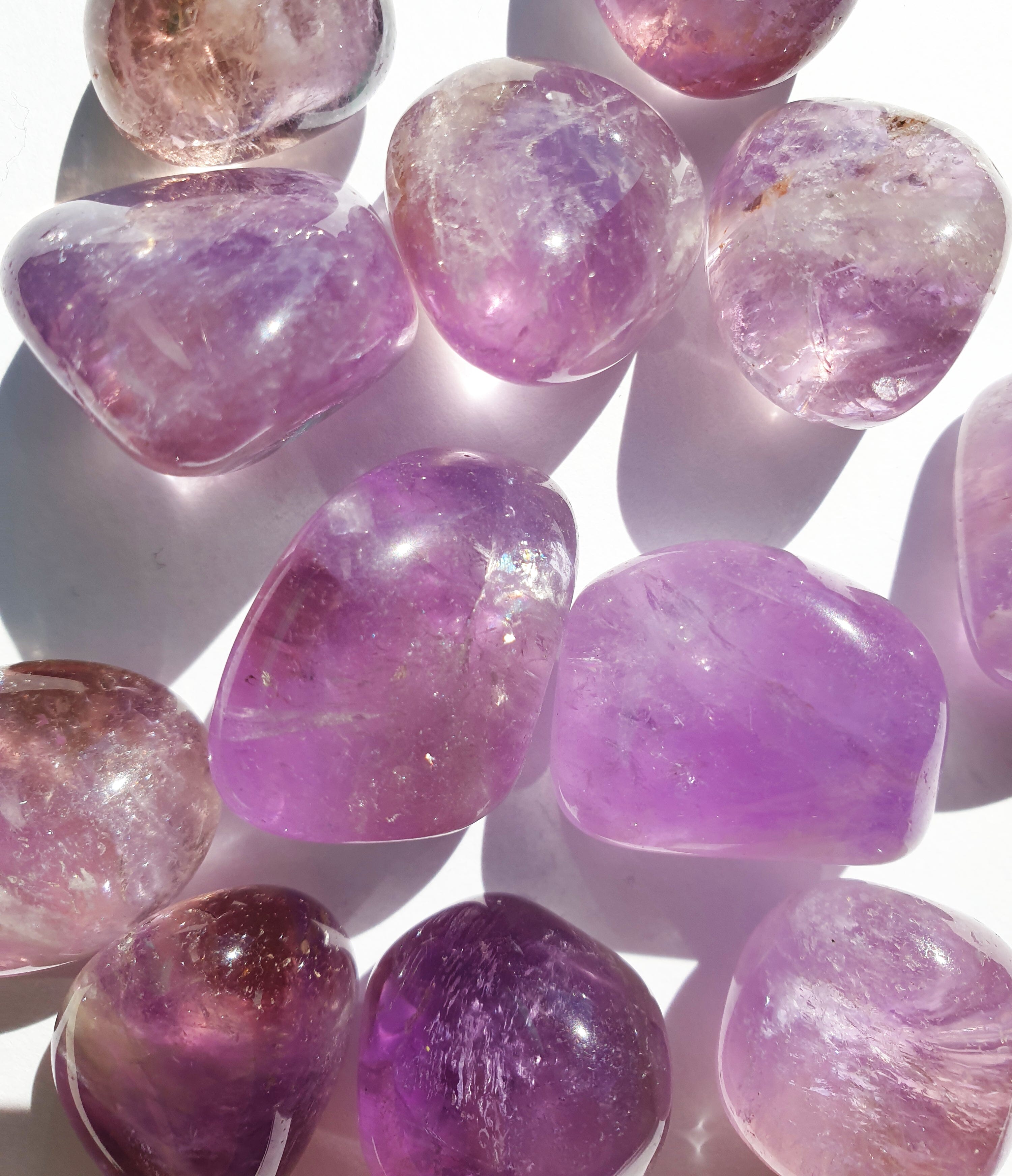 Amethyst Tumble Stones - Cut & Polished Crystals > Polished Crystal Tumble Stones