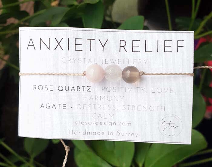 Anxiety Relief Friendship Bracelet - Crystal Jewellery > Gemstone Bracelets
