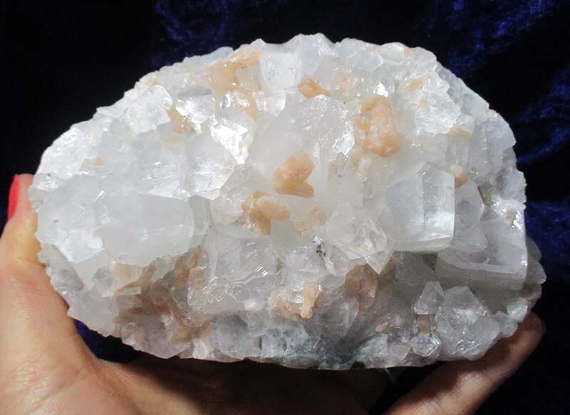 Apophyllite and Stilbite Cluster - Natural Crystals > Natural Crystal Clusters