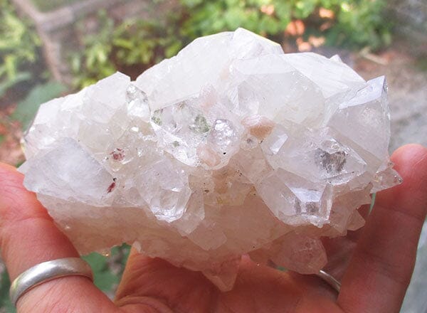 Apophyllite and Stilbite Rough Cluster - Natural Crystals > Natural Crystal Clusters