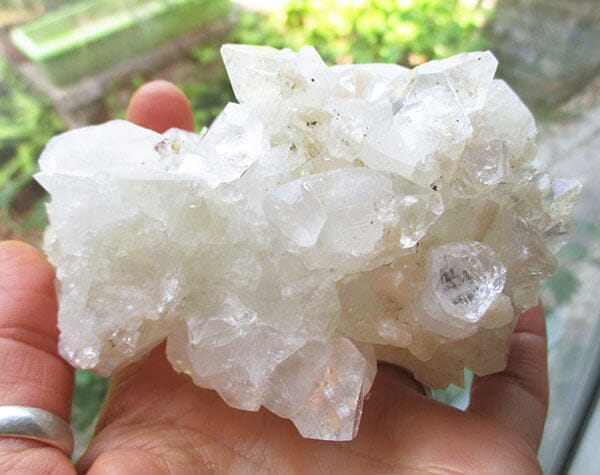 Apophyllite and Stilbite Rough Cluster - Natural Crystals > Natural Crystal Clusters