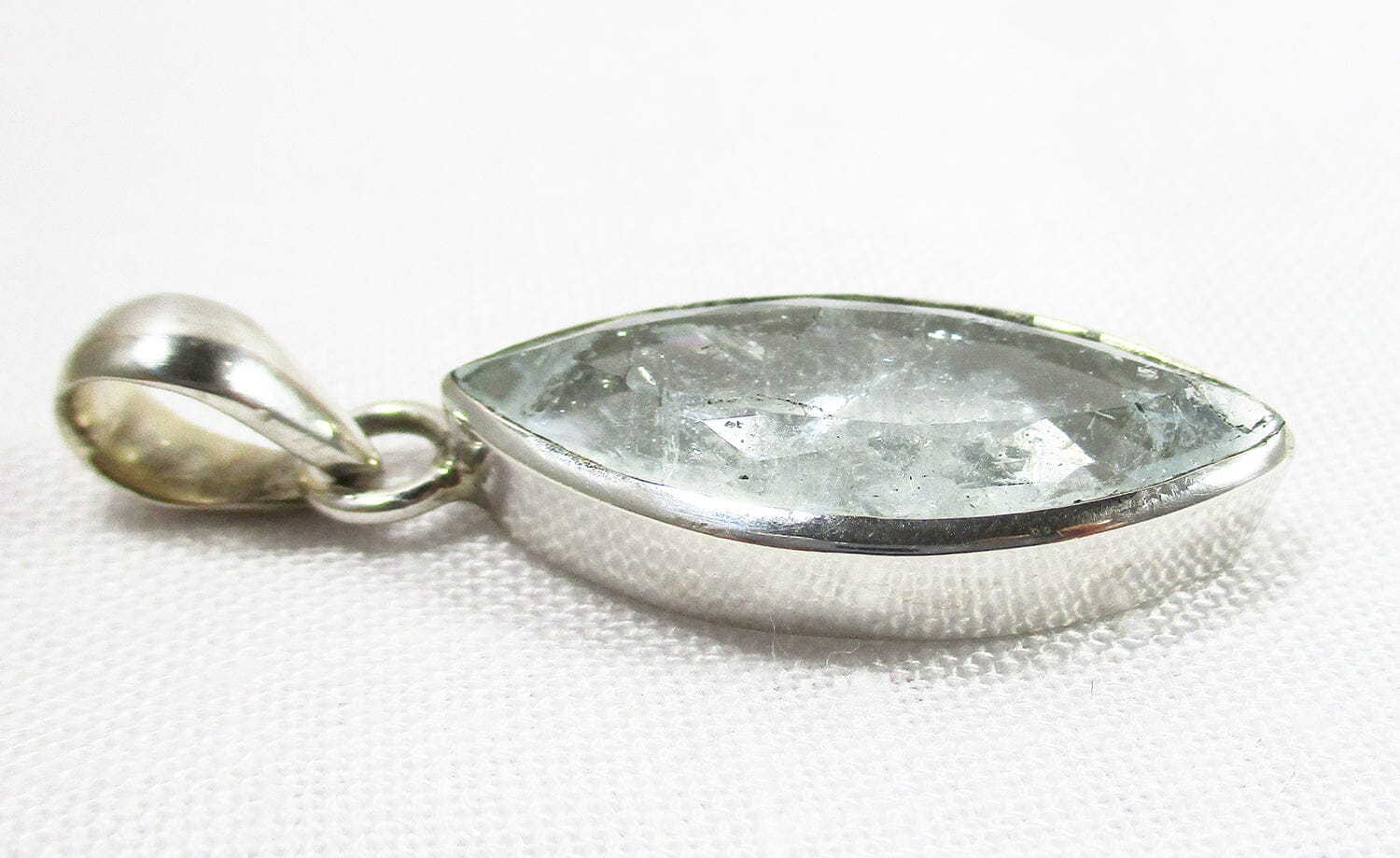 Aquamarine Marquise Pendant - Crystal Jewellery > Crystal Pendants