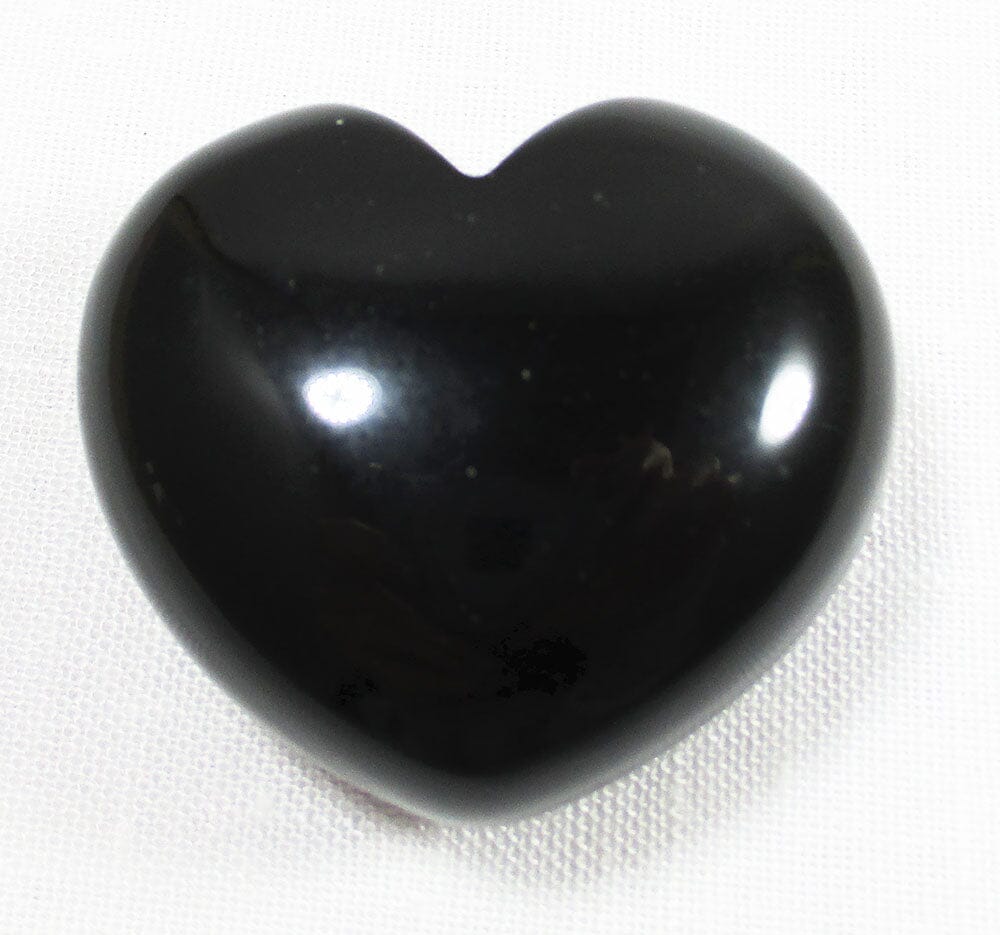 Black Obsidain Heart - Crystal Carvings > Polished Crystal Hearts