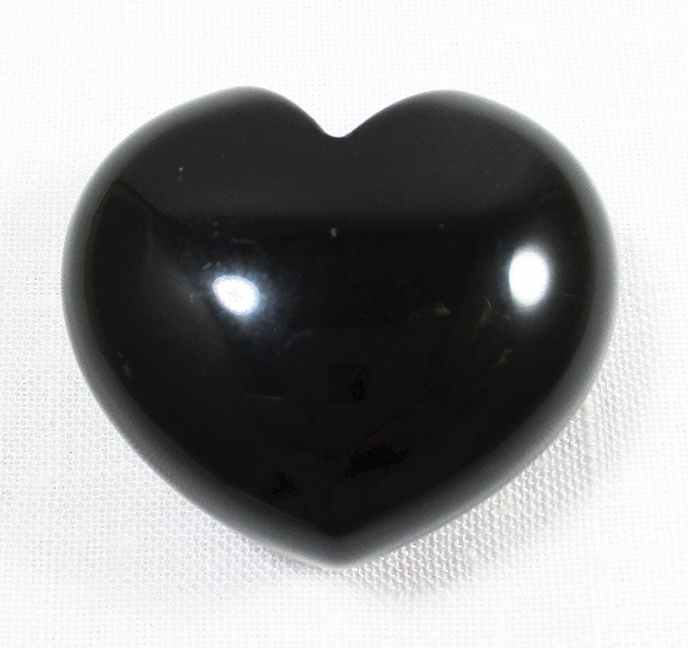 Black Obsidain Heart - Crystal Carvings > Polished Crystal Hearts