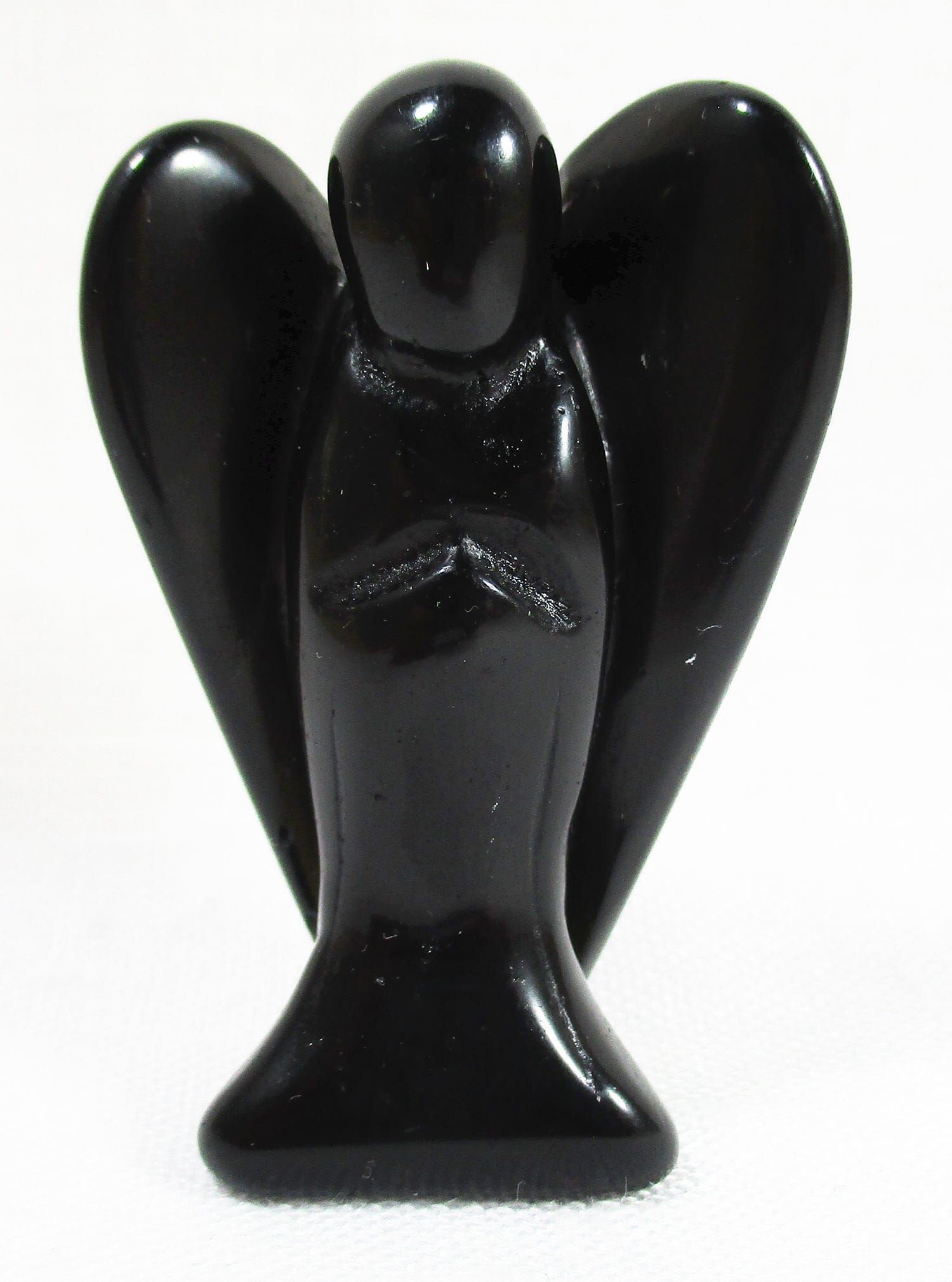 Black Obsidian Angel (Large) - Crystal Carvings > Crystal Angels
