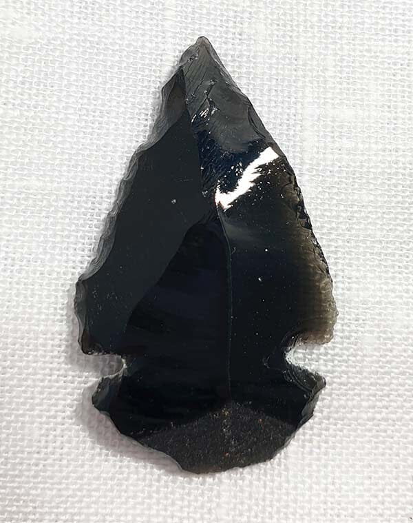 Black Obsidian Arrowhead - Cut & Polished Crystals > Crystal Obelisks & Natural Points