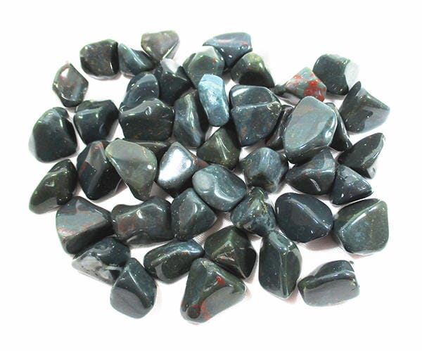 Bloodstone Rough Tumble Chips (x3) - Cut & Polished Crystals > Polished Crystal Tumble Stones