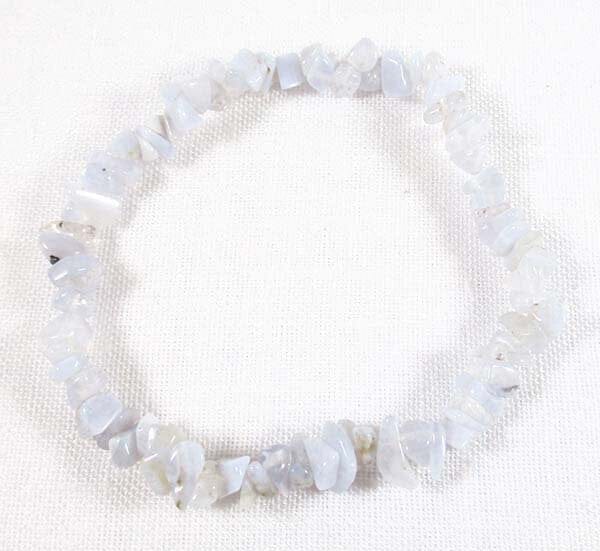 Blue Lace Chip Bracelet - Crystal Jewellery > Gemstone Bracelets