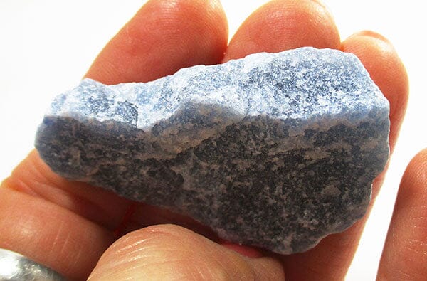 Blue Quartz Chunk Slice - Natural Crystals > Raw Crystal Chunks