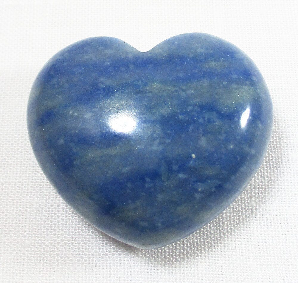Blue Quartz Heart - Crystal Carvings > Polished Crystal Hearts