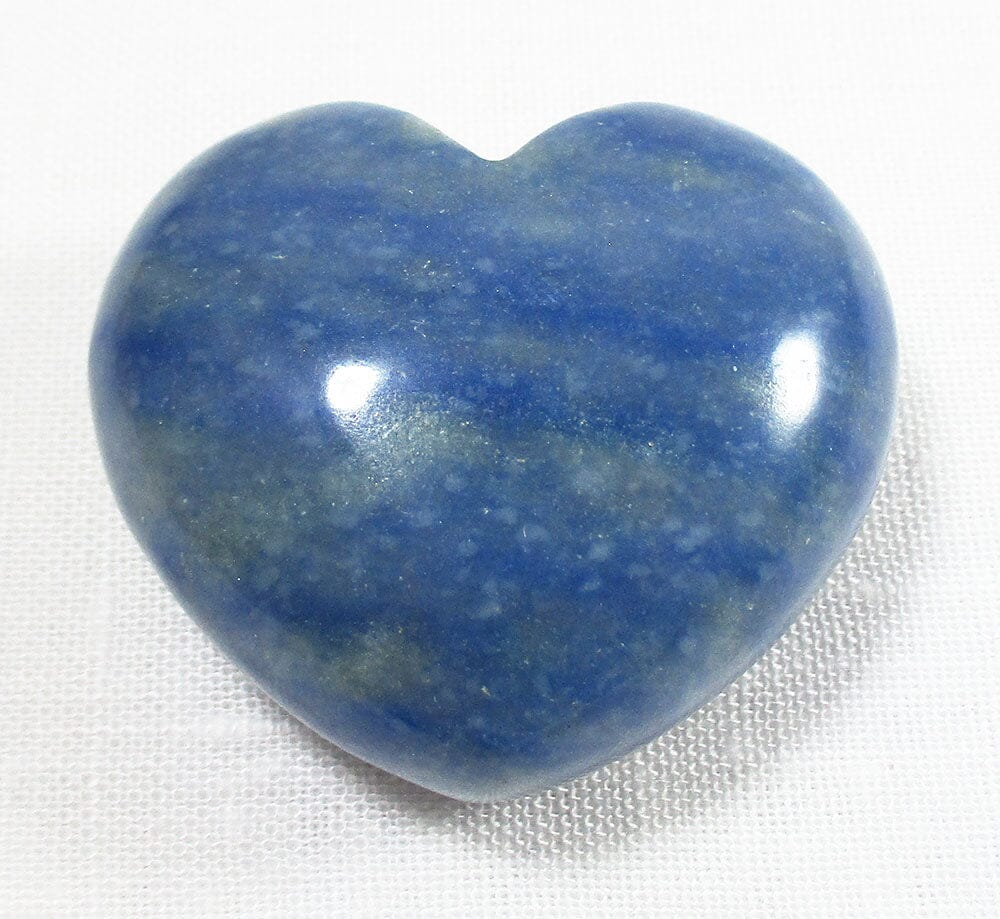 Blue Quartz Heart - Crystal Carvings > Polished Crystal Hearts