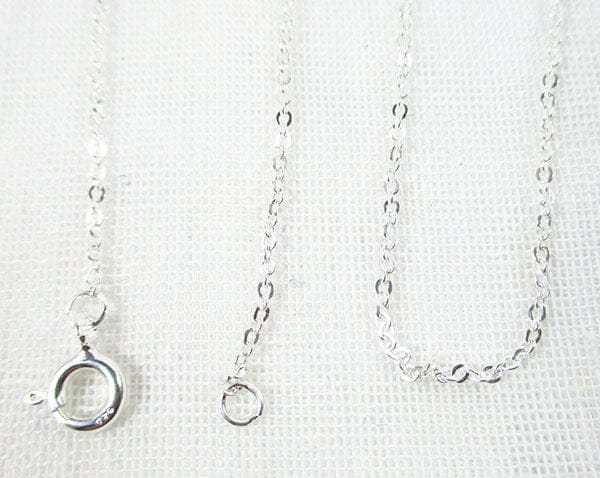 Cable Silver Chain 16" Fine - Others > Chains & Neck Cords