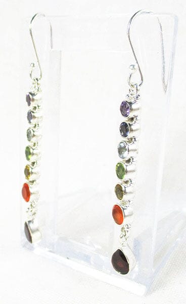 Chakra Earrings - Crystal Jewellery > Gemstone Earrings