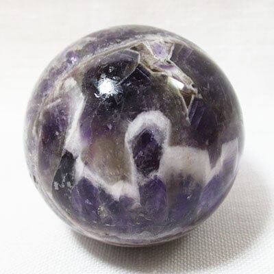 Chevron Amethyst Sphere - Crystal Carvings > Polished Crystal Spheres