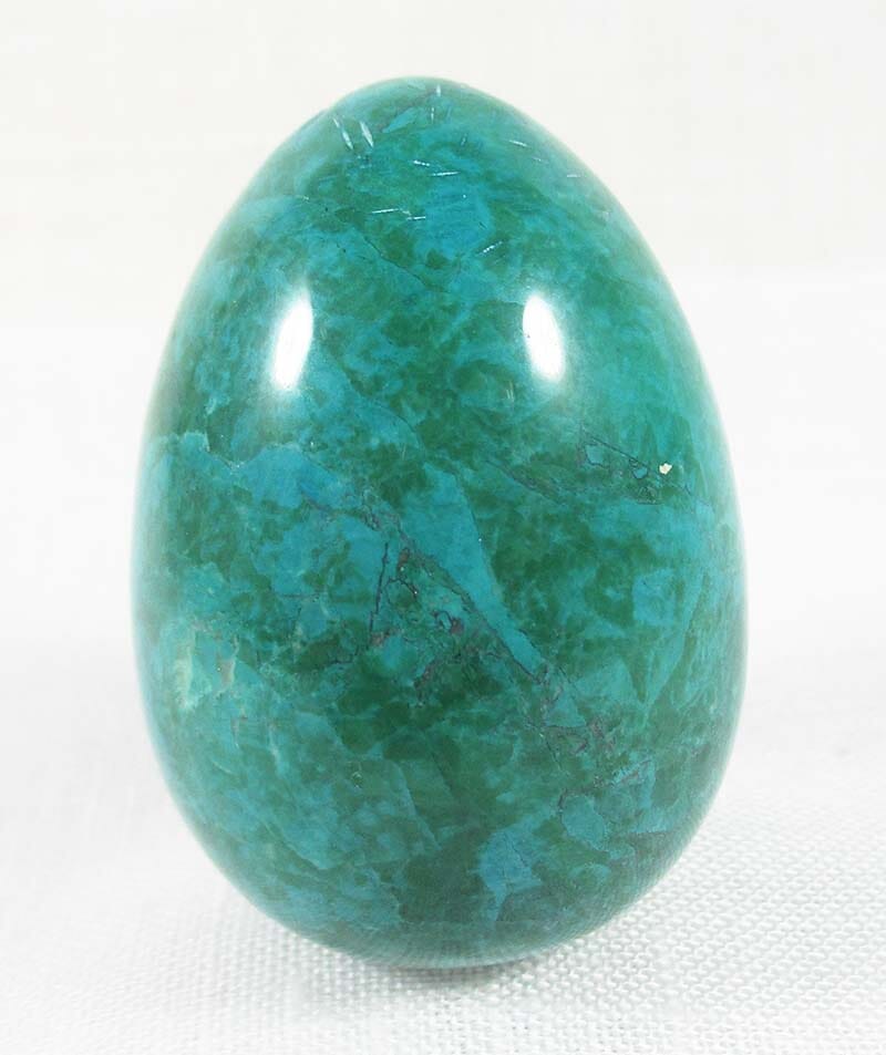 Chrysocolla Howlite Egg - Crystal Carvings > Polished Crystal Eggs