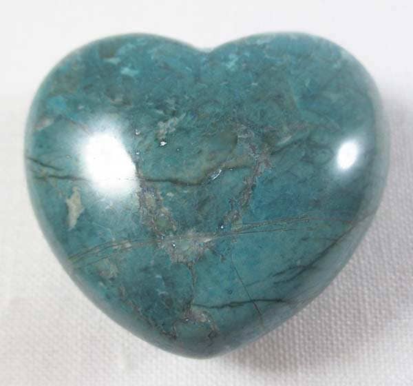 Chrysocolla Howlite Heart - Crystal Carvings > Polished Crystal Hearts