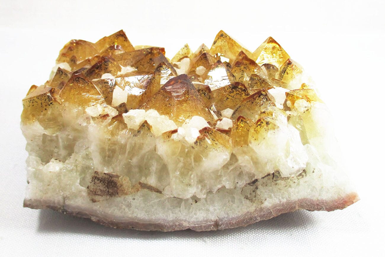 Citrine and Calcite Cluster - Natural Crystals > Natural Crystal Clusters