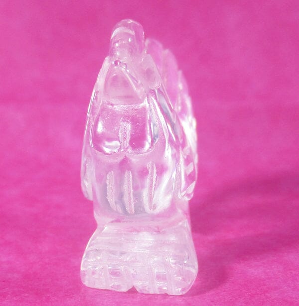 Clear Quartz Cockeral - Crystal Carvings > Carved Crystal Animals