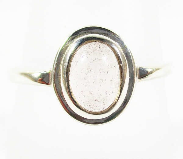 Clear Quartz Dainty Ring (Size N) - Crystal Jewellery > Gemstone Rings