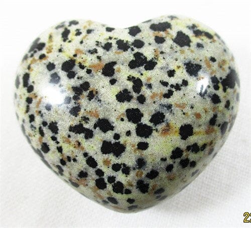 Dalmatian Jasper Heart - Crystal Carvings > Polished Crystal Hearts