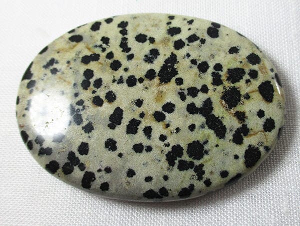 Dalmation Jasper Palm Stone - Cut & Polished Crystals > Polished Crystal Palm Stones