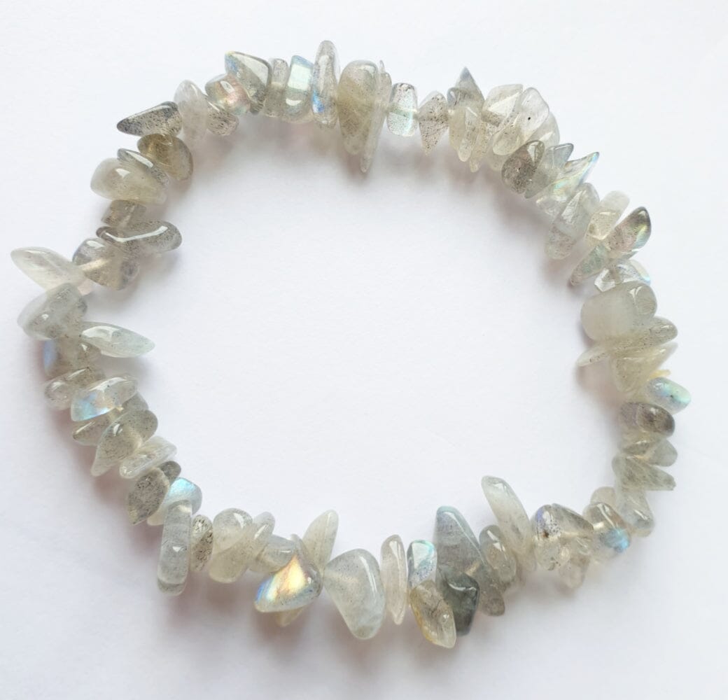 Flash Labradorite Chip Bracelet - Crystal Jewellery > Gemstone Bracelets