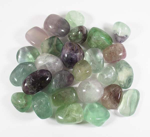Fluorite Tumble Stones (x3) - Cut & Polished Crystals > Polished Crystal Tumble Stones