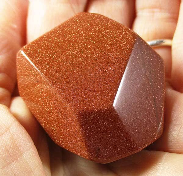 Goldstone Faceted Freeform REDUCED - Others > Reduced to clear