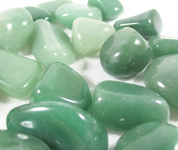Green Aventurine Chips (x3) - Cut & Polished Crystals > Polished Crystal Tumble Stones