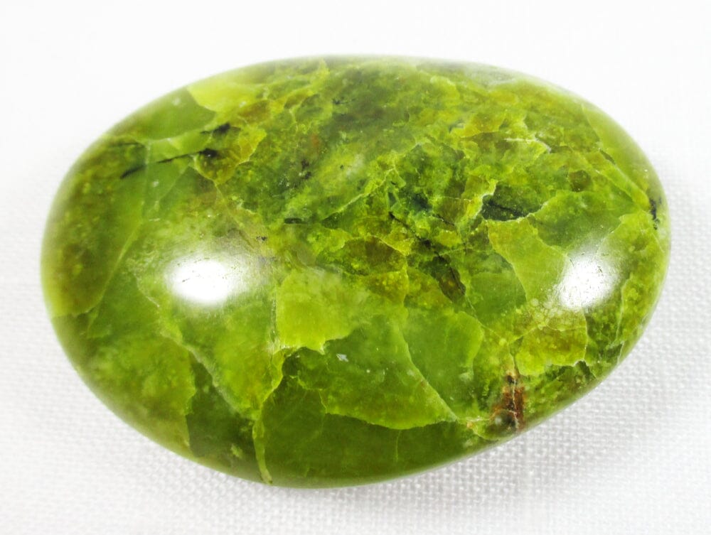 Green Opal Palm Pebble - Cut & Polished Crystals > Polished Crystal Palm Stones