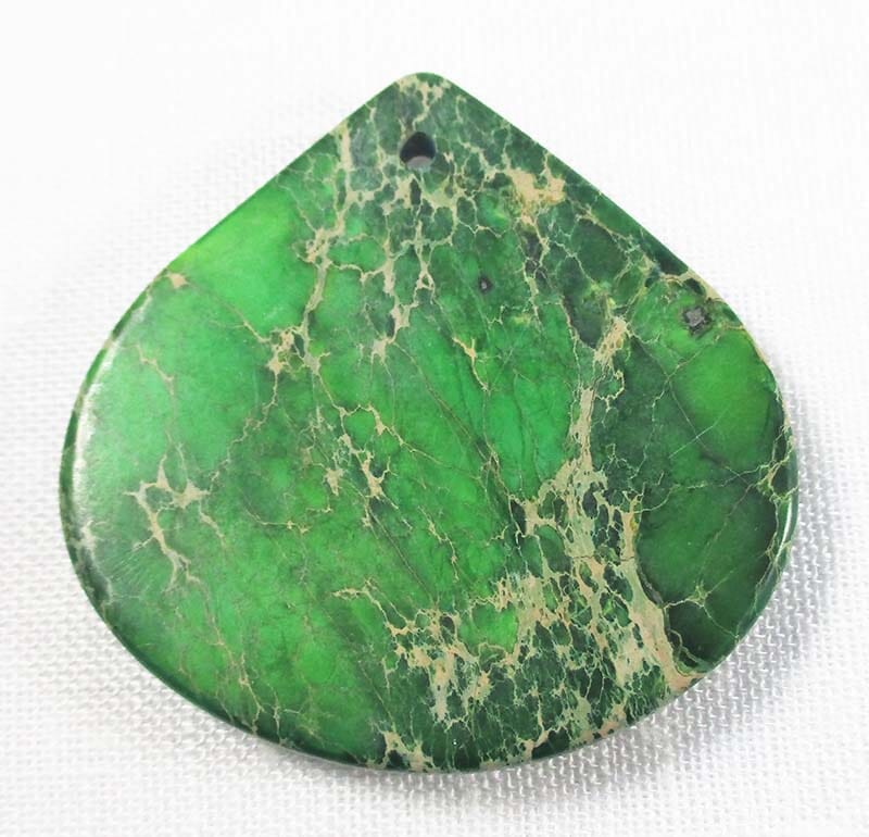 Green Sea Sediment Jasper Pendant REDUCED - Crystal Jewellery > Crystal Pendants
