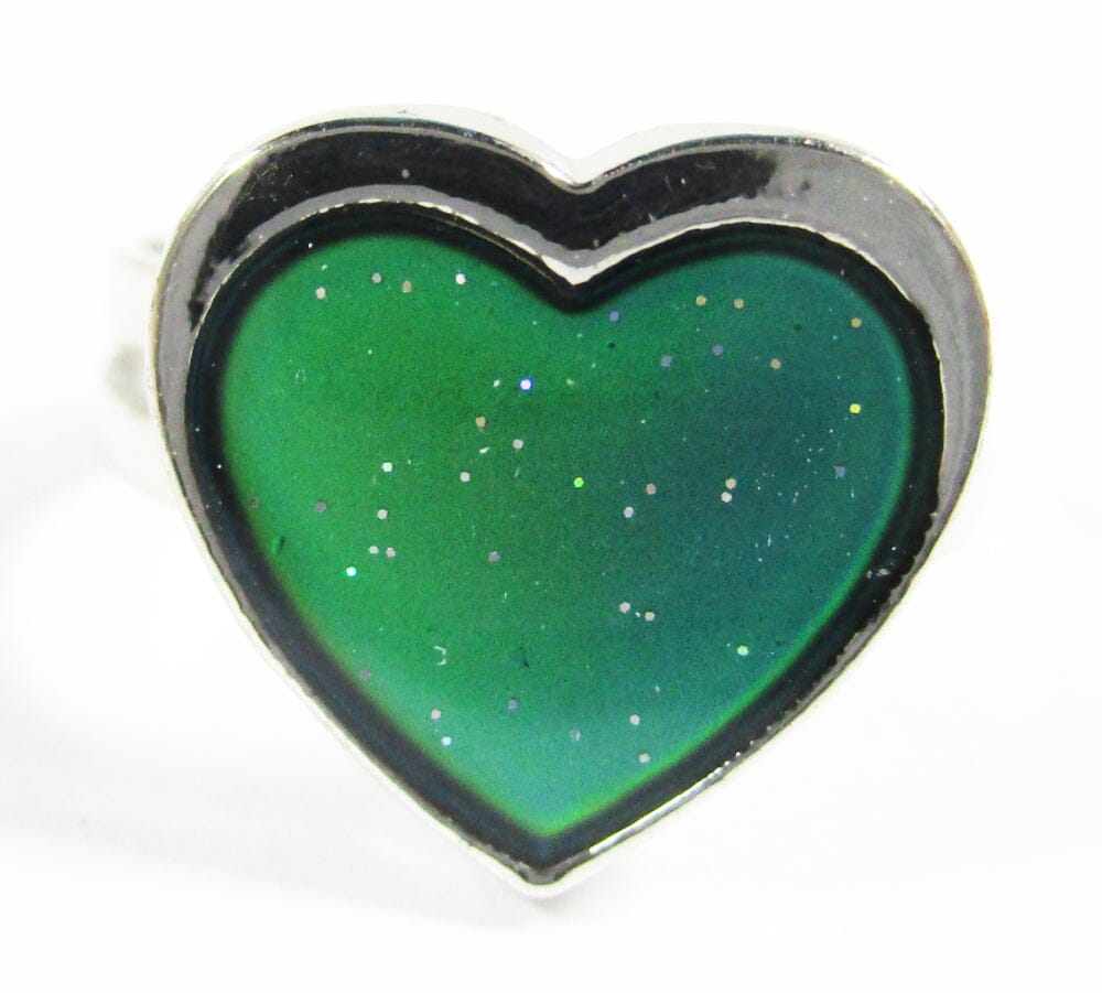 Heart Mood Ring (Adjustable) - Crystal Jewellery > Gemstone Rings