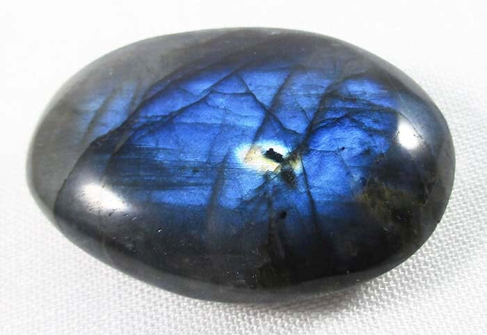 Labradorite Pebble - Cut & Polished Crystals > Polished Crystal Palm Stones