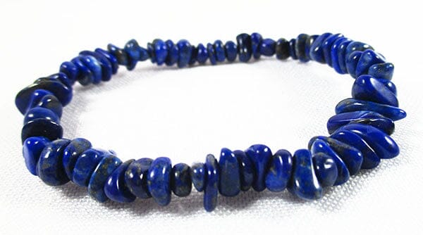 Lapis Lazuli Chip Bracelet - Crystal Jewellery > Gemstone Bracelets