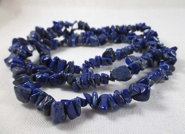 Lapis Lazuli Chip Necklace - Crystal Jewellery > Crystal Necklaces