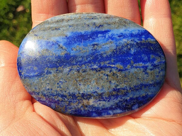 Lapis Lazuli Palm Stone - Cut & Polished Crystals > Polished Crystal Palm Stones
