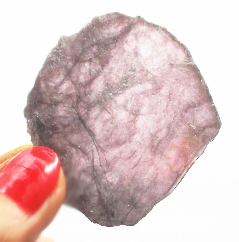 Lepidolite Mica Slice - Natural Crystals > Raw Crystal Chunks