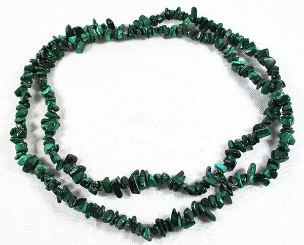 Malachite Chip Necklace - Crystal Jewellery > Crystal Necklaces