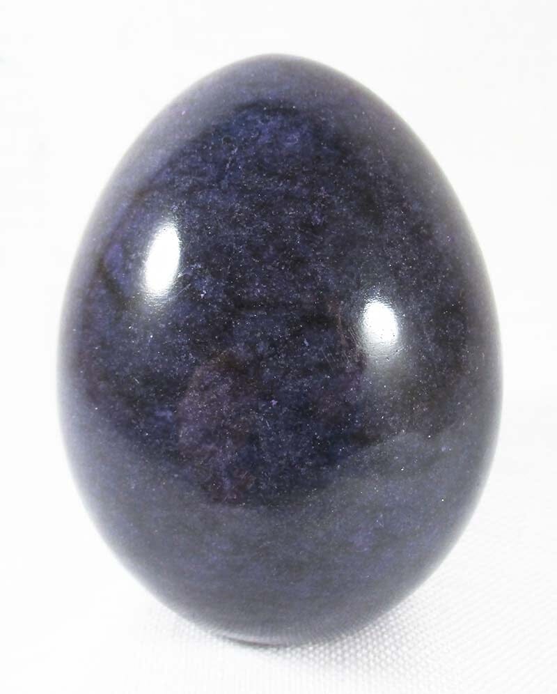 Midnight Purple HImalayan Marble Egg (Large) - Crystal Carvings > Polished Crystal Eggs