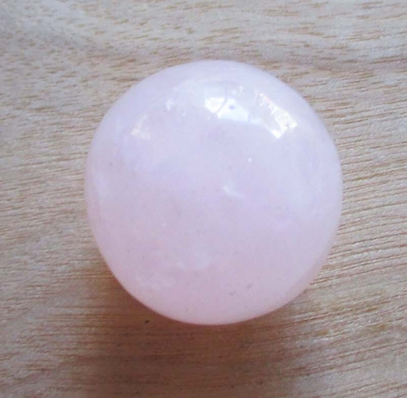 Mini Rose Quartz Sphere - Crystal Carvings > Polished Crystal Spheres