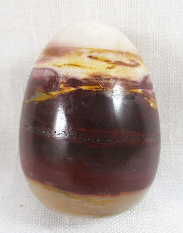 Mookaite Jasper Egg - Crystal Carvings > Polished Crystal Eggs