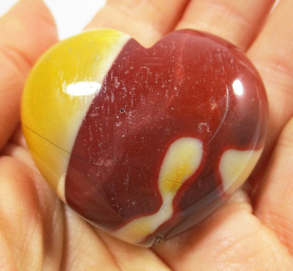 Mookaite Jasper Heart - Crystal Carvings > Polished Crystal Hearts