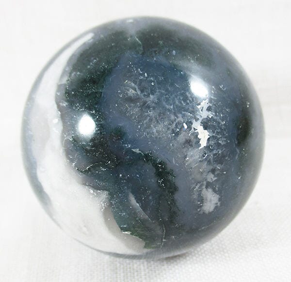 Moss Agate Sphere - Crystal Carvings > Polished Crystal Spheres