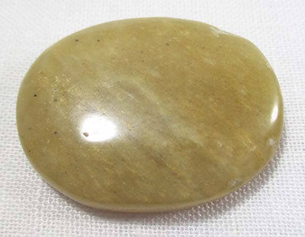 Mustard Aventurine Thumb Stone B Grade - Cut & Polished Crystals > Polished Crystal Thumb Stones