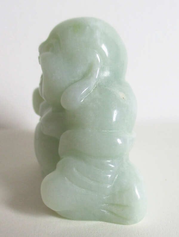 New Jade Buddha (Small) - Crystal Carvings > Hand Carved Buddhas