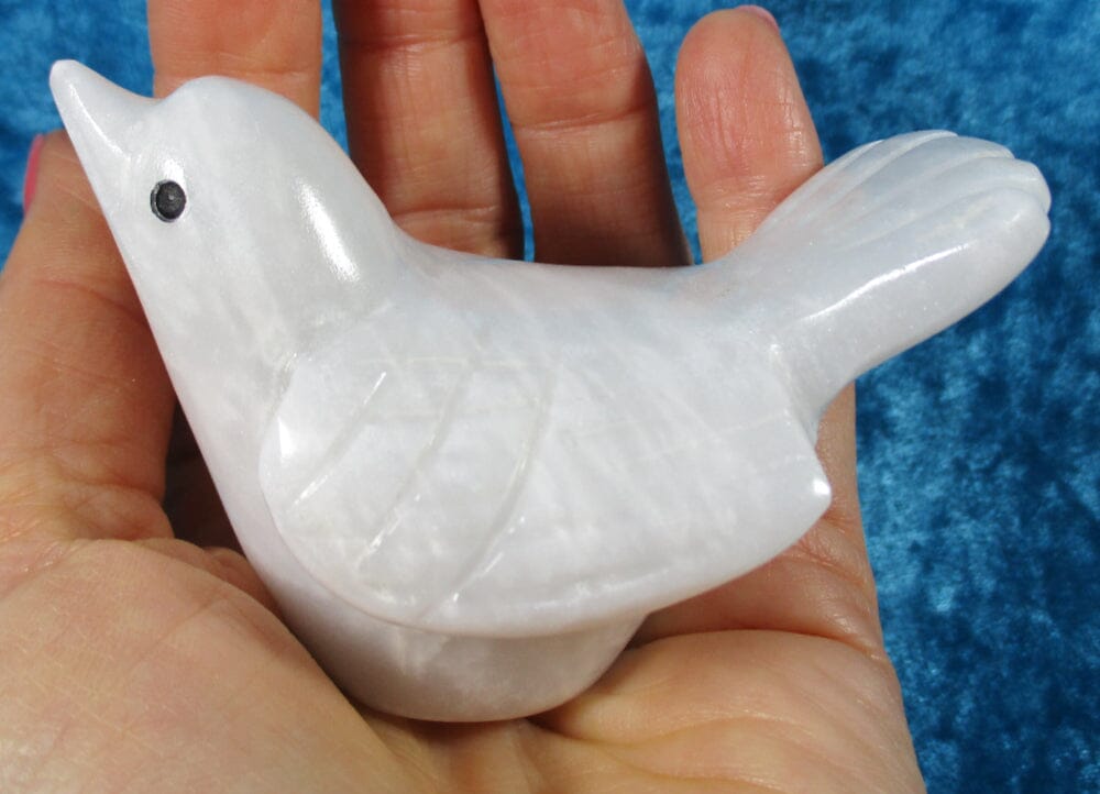 Onyx Himalayan Marble Dove - Crystal Carvings > Carved Crystal Animals
